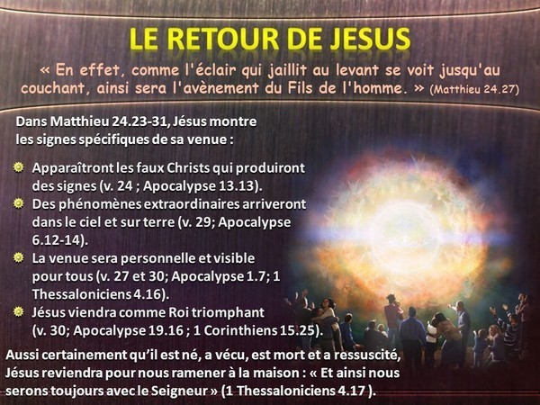 Le Retour De Jesus Christ De Nazareth 