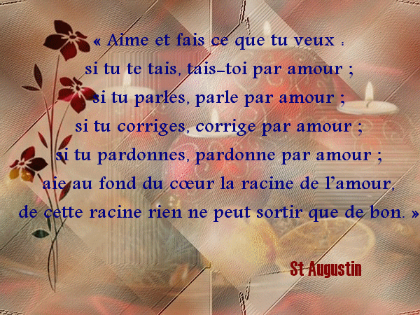 Résultat de recherche d'images pour "Citations de Saint Augustin sur l'amour en français"