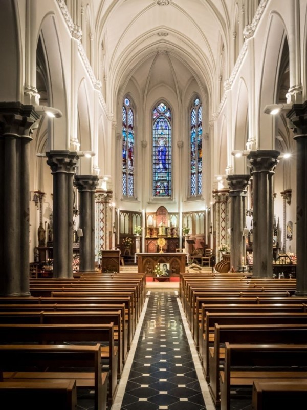 Eglise de Sainte Rita a Vendeville dans le Nord