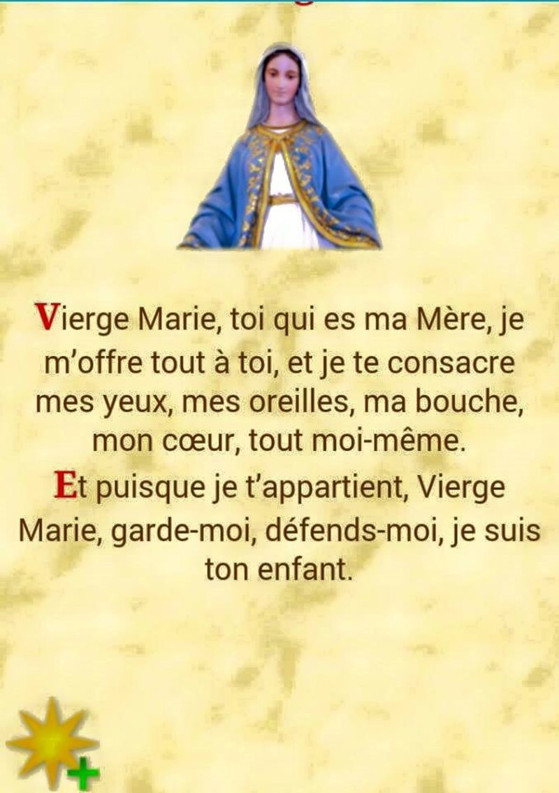 Entre La Sainte Vierge Marie Et Moi